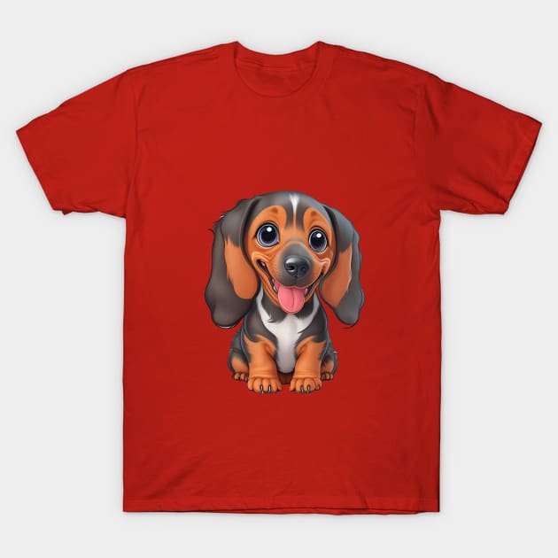 Dachshund Puppy T-Shirt by irfankokabi